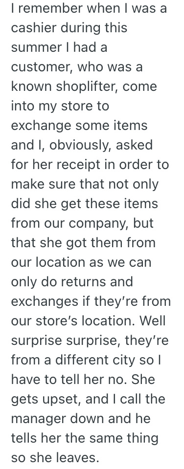 Screenshot 2025 07 13 at 2.26.12 PM A Customer Tried To Return Used Items She Didnt Buy From This Worker, But They Shut Her Down